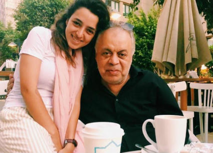 أشرف زكي وابنته
