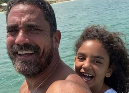 أمير كرارة وابنته ليلى