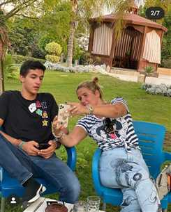 هنا شيحة وابنها آدم