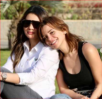 إيمان العاصي ودينا فؤاد