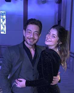 أحمد زاهر وابنته ليلى 