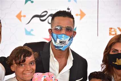 محمد رمضان في مؤسسة أهل مصر