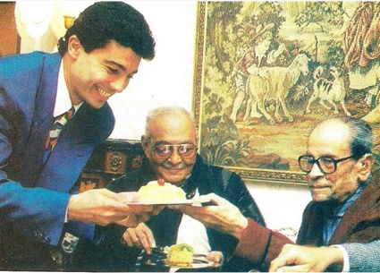 صور نادرة لخالد النبوي