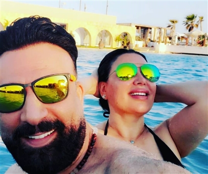 عبير صبري وزوجها