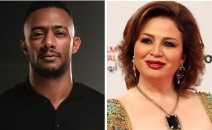 إلهام شاهين ومحمد رمضان