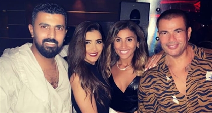 محمد سامي ومي عمر وعمرو دياب ودينا الشربيني