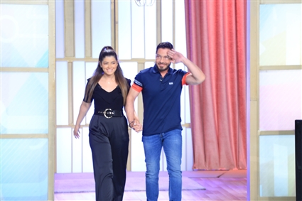 أحمد زاهر وابنته