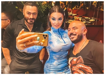 جوهرة وتامر حسني ومحمود العسيلي