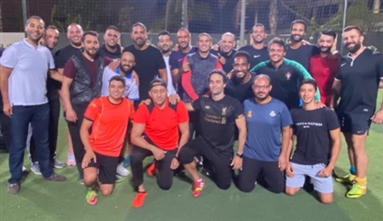 نجوم في مباراة كرة قدم