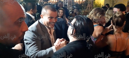 عمرو دياب من حفل الزفاف