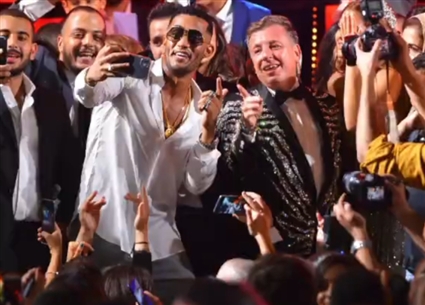 محمد رمضان في زفاف باسل سماقية