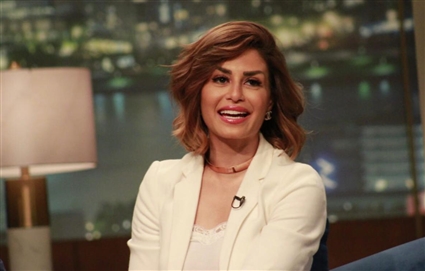 منة فضالي أثناء اللقاء