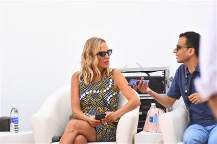 شيرين رضا في الندوة