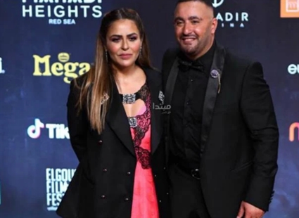 أحمد السقا ومهال الصغير من مهرجان الجونة