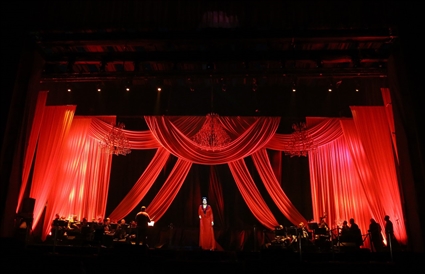 من حفل أم كلثوم بتقنية الهيلوجرام