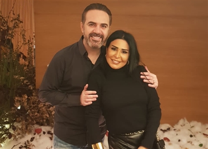 وائل جسار وزوجته