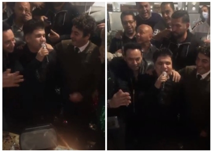 عمر كمال في حفل عيد ميلاد حميد الشاعري