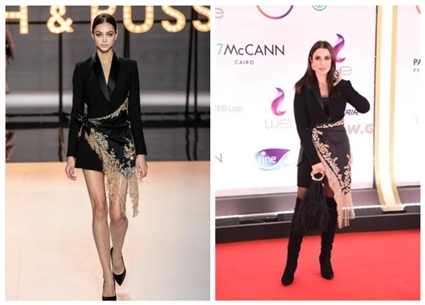 درة والفستان المقلد