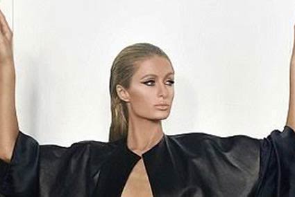 باريس هيلتون في جلسة تصويرها لمجلة Paper