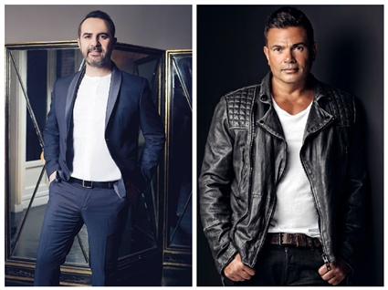 عمرو دياب ووائل جسار