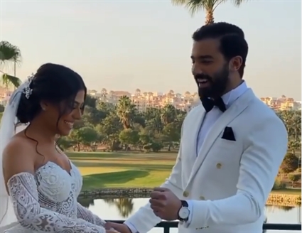 حازم إيهاب وعروسه