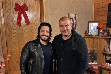 عمرو دياب ومصطفى حجاج