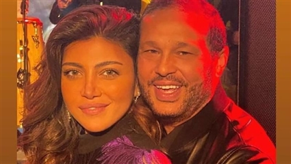 ريهام حجاج وزوجها