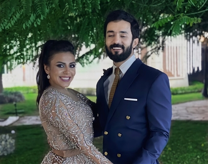 حسني شتا وهاجر الشرنوبي