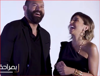 دينا الشربيني وعمرو مصطفى