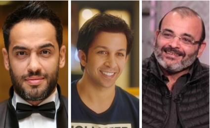 أيمن بهجت قمر وهشام جمال ورامي جمال