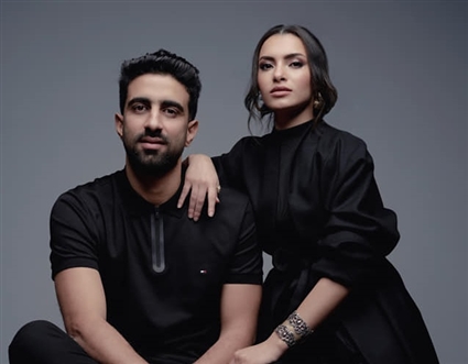 كارمن سليمان وزوجها مصطفى جاد