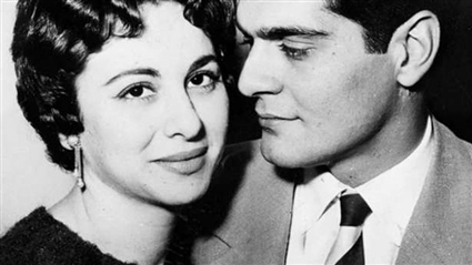 فاتن حمامة وعمر الشريف 