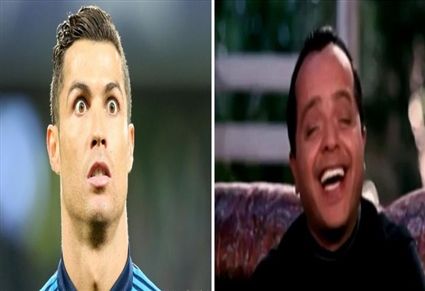 محمد هنيدي وكريستيانو رونالدو