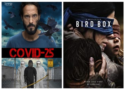 فيلم Bird Box ومسلسل كوفيد 25