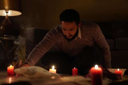 حمادة هلال في مشهد من المداح 