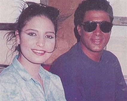 أحمد زكي ونهلة سلامة 