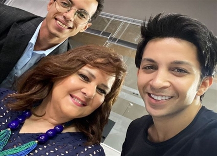 دلال عبد العزيز مع هشام جمال وطه الدسوقي