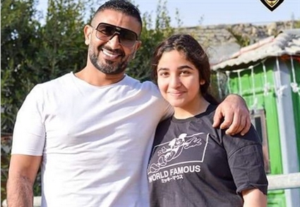 أحمد سعد وابنته