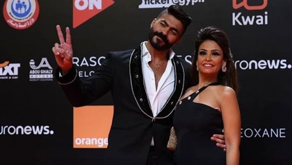 خالد سليم وزوجته