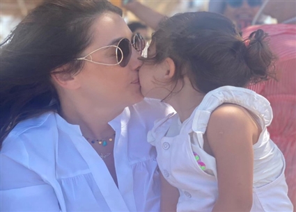 كندة علوش وابنتها حياة