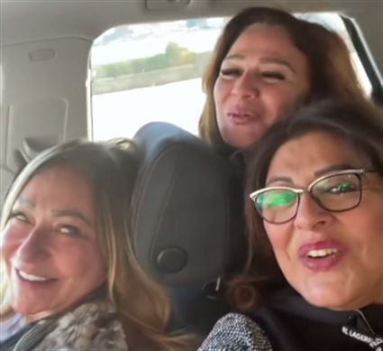 هالة صدقي وإلهام شاهين وليلى علوي