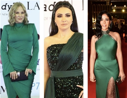 شيرين رضا ومنى زكي ودينا فؤاد