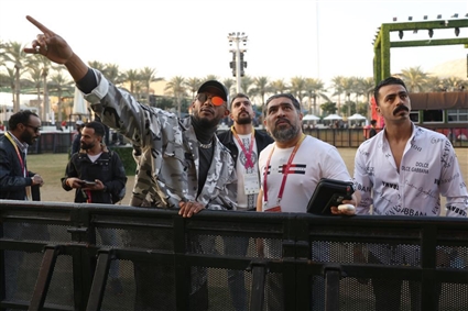 محمد رمضان والمخرج صلاح الياسري