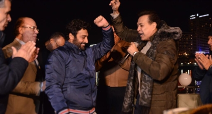 حميد الشاعري يرقص مع حكيم