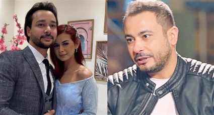 محمد نجاتي ومنة عرفة وزوجها