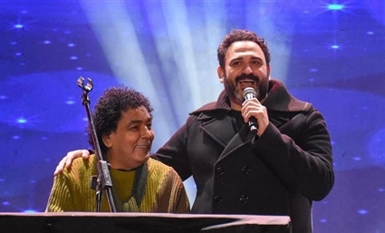 أكرم حسني ومحمد منير