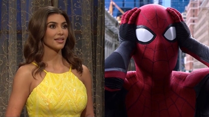 كيم كارداشيان تحرق سبايدرمان