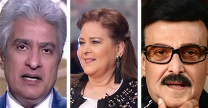 وائل الإبراشي، سمير غانم، دلال عبد العزيز