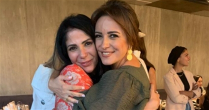 ريهام عبد الغفور ومنى زكي