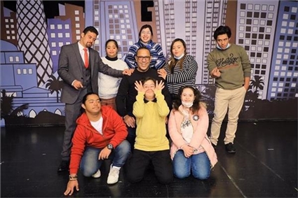 أشرف عبد الباقي مع ذوي الهمم